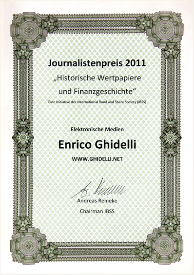 IBSS Journalistenpreis Award 2011